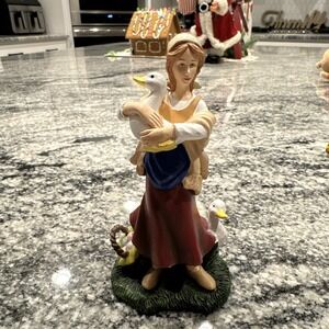 Hawthorne Village "Humble‎ Peasant Maiden" Thomas Kinkade Nativity Figurine